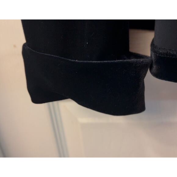 Vintage Velvet Black Jacket Blazer Another Thyme Sz 10 Classy Formal Cover Up - Picture 5 of 8